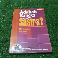 Image of Adakah Bangsa dalam Sastra?