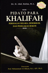 Image of Pidato Para Khalifah: Persoalan Negara, Demokrasi, dan Penegakan Hukum