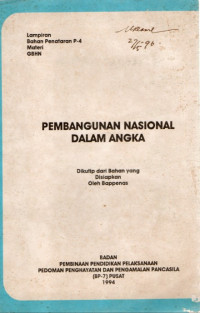 Image of Pembangunan Nasional Dalam Angka
