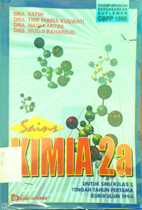 Image of Sains : Kimia 2a untuk SMU Kelas 2 Tengah Tahun Pertama Kurikulum 1994