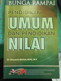 Image of Bunga Rampai Pendidikan Umum dan pendidikan Nilai