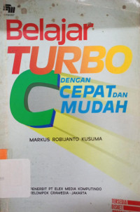 Image of Belajar Turbo C dengan Cepat dan Mudah