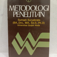 Image of Metodelogi Penelitian