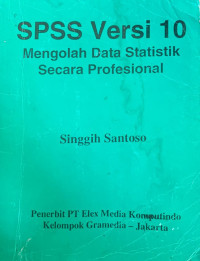 Image of SPPS VERSI 10 Mengolah Data Statistik Secara Profesional