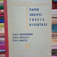 Image of Paper Skripsi, Thesis, Disertasi